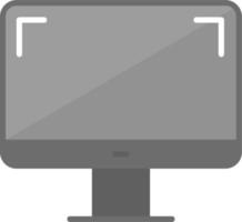 monitor de icono de vector