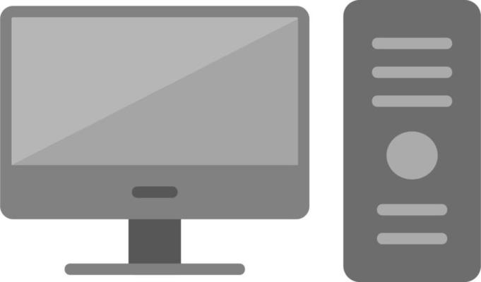 Computer Vector Icon