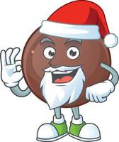 A picture of rich chocolate ball cartoon character vector