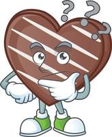 Stripes chocolate bar cartoon character style vector