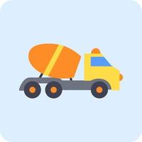 Cement Truck Vector Icon