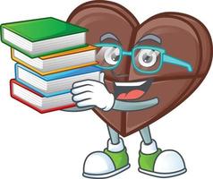 Chocolate bar love cartoon character style vector