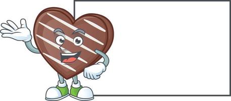 Stripes chocolate bar cartoon character style vector