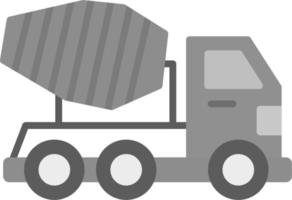 Mixer Truck Vector Icon