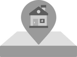 House Location Pin Vector Icon