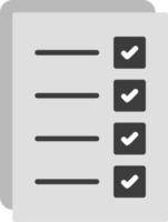 icono de vector de lista de verificación