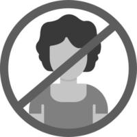 Person Not Allowed Vector Icon