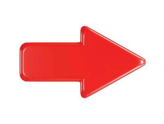 3d rendering vector illustration arrow icon