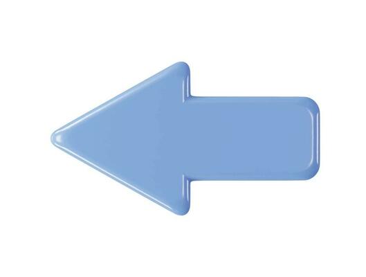 3d rendering vector illustration arrow icon