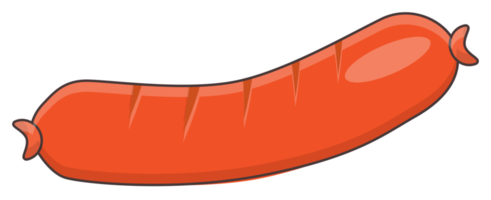 sausage object sticker png