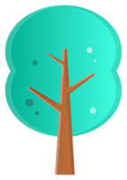 element tosca boom voorwerp sticker PNG