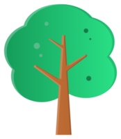 árbol objeto pegatina png