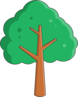 green tree object png