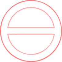 cercle avec moins symbole png