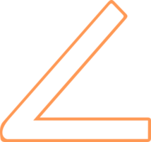 Orange angle symbole png