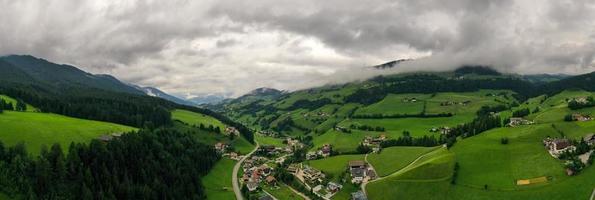 Beautiful landscape and rolling hills of Santa Magdalena in Italy. photo