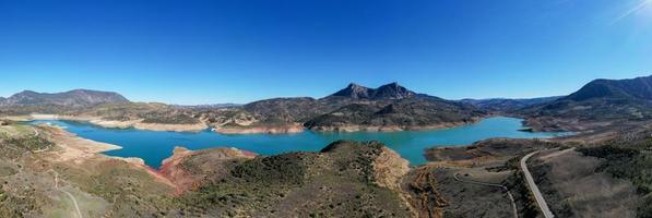 View of Zahara - El Gastor Reservoir, Cadiz, Andalusia, Spain photo