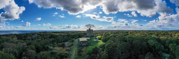 Camp Hero State Park and the Semi-Automatic Ground Environment  SAGE  radar facility, now decommissioned in Montauk, Long Island. photo