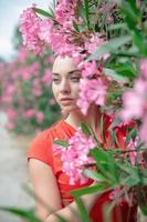 Portrait of a cute young woman photo