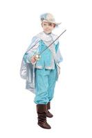 Beautiful boy in a musketeer costume photo