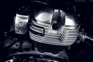 Closeup Motorcycle engine cylinder motorcycle engine,internal combustion engine close-up photo