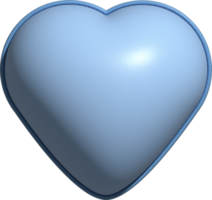 3d cute heart decoration png