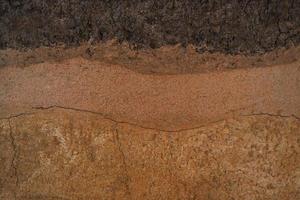 Form of soil layers,its colour and textures,texture layers of earth,Soil background photo