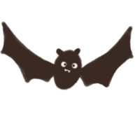 Cute Bat Watercolor png