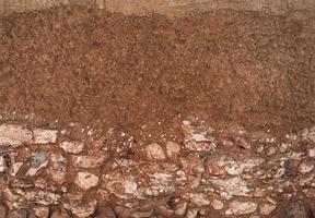 form of soil layers,its colour and textures,texture layers of earth photo