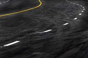 línea en el asfalto la carretera ,Copiar espacio de la carretera línea textura resumen antecedentes foto