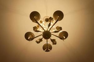 Simple chandelier bottom view with ceiling background,modern chandelier photo