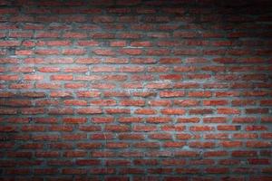 Brick wall background texture,Abstract background material of industry building construction for dark retro background photo