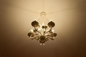 Simple chandelier bottom view with ceiling background,modern chandelier photo