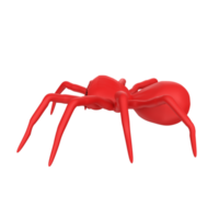 illustration of a spider isolated on transparent png