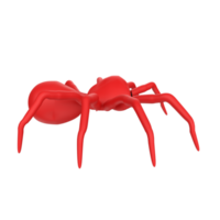 illustration of a spider isolated on transparent png