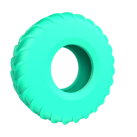 Car tire isolated on transparent background png