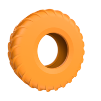 Car tire isolated on transparent background png