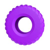 Car tire isolated on transparent background png