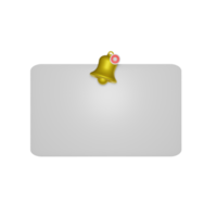 Reminder Isolated on transparent background PNG File