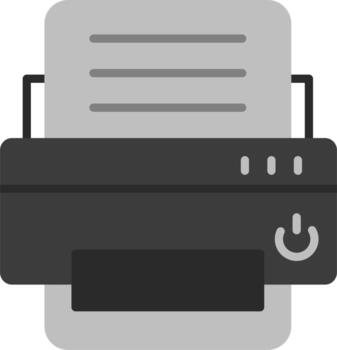 icono de vector de impresora