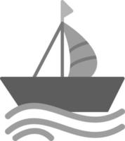 icono de vector de barco