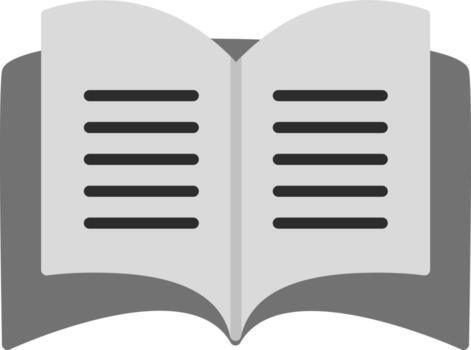 Open Book Vector Icon