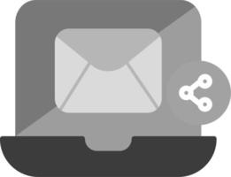 correo electrónico compartir vector icono