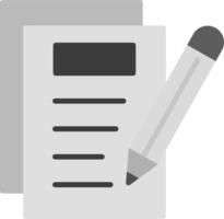 Notes Writing Vector Icon