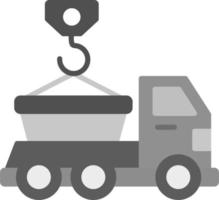 Skip Truck Vector Icon