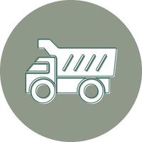 Dumper Truck Vector Icon