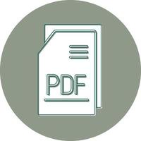 Pdf File Vector Icon