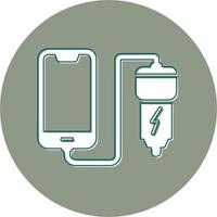 Car phone charging Vector Icon