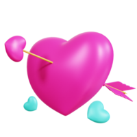 icono de flecha de amor png