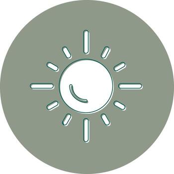 icono de vector de sol